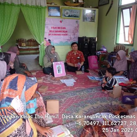 KELAS IBU HAMIL PERTEMUAN 1  DESA KARANGLINCAK KEC. KRAGAN KAB. REMBANG